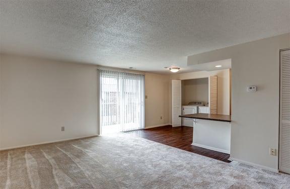 Open-Concept Living and Dining Room at Cambridge Square of Fort Wayne