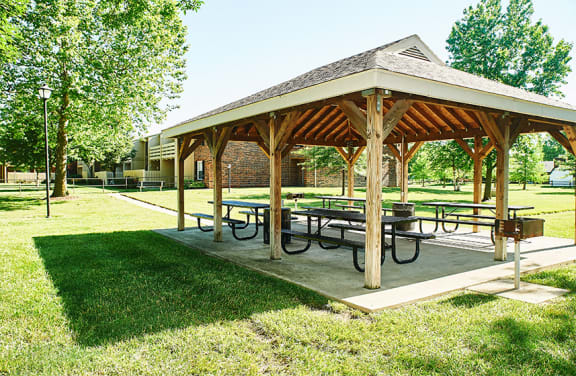 Grilling Station and Picnic Area at Jamestown Seymour Apartments