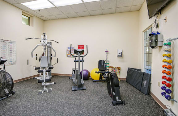 Fitness Center at Lake Oaks Apartments