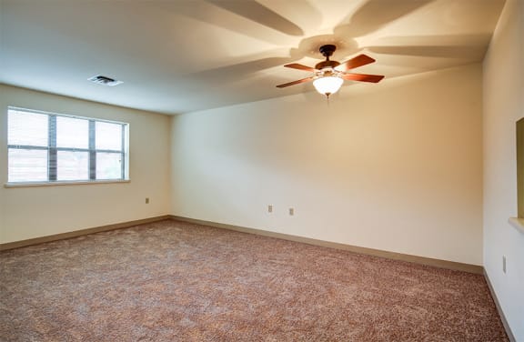 One Bedroom Apartment Style Living Room at Lake Oaks Apartments