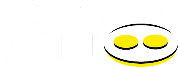 An Eggs Up Grill logo with a smiling egg.