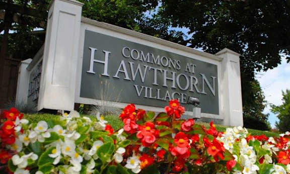 Sign at Commons at Hawthorn Village Apartments, Hillsboro, OR, 97124