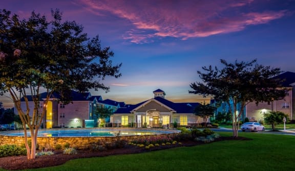 Exterior Twilight Views of West End at Fayetteville in Fayetteville, NC