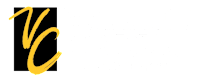 A black and gold letter "C" with a brush stroke design.