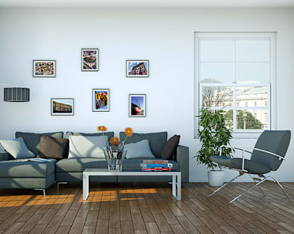 Living room with Maryland Decor