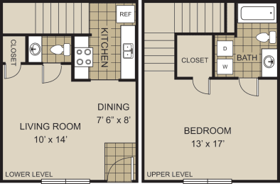 1 bedroom 1 bath