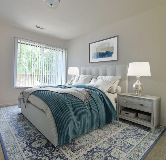 Bedroom at Grand Bend Club Apartments in Grand Blanc