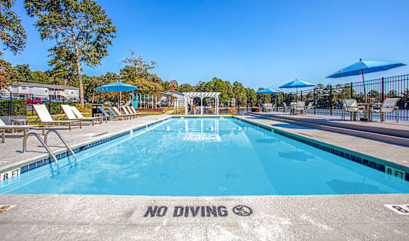 our resort style swimming pool is open to the community
