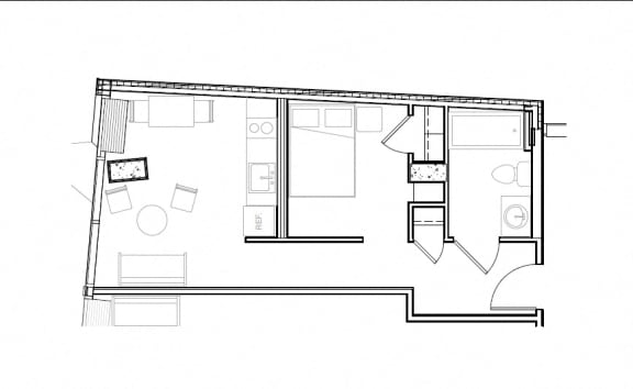 Floor Plan  Studio 2D Floorplan-The John and Jill Ker Conway Residence, Washington, DC