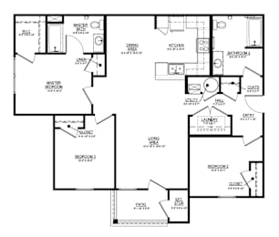  Floor Plan 3 Bedroom