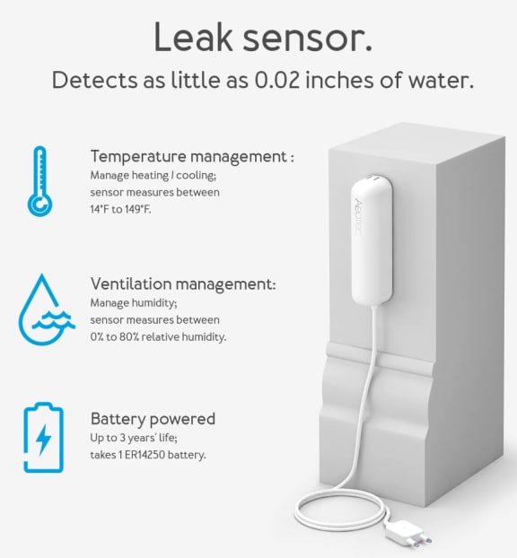 a product page with a picture of the lexi sensor and a description of it