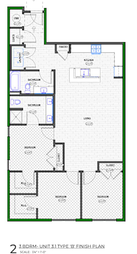 Floor Plan  3 Bedroom