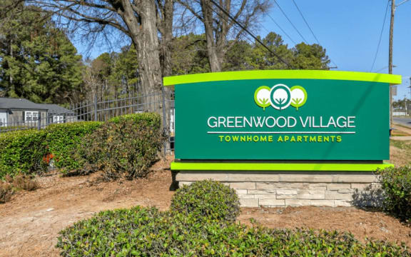 Signage at Greenwood Village, Charlotte, NC, 28273
