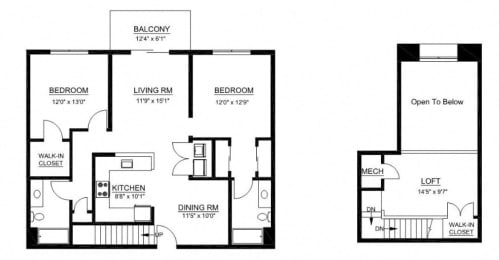  Floor Plan B1 Loft