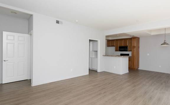 Wood Inspired Plank Flooring at 3623 Jasmine Avenue, Los Angeles, California