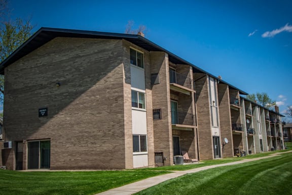 Crane Village Apartments Unit Walking Path