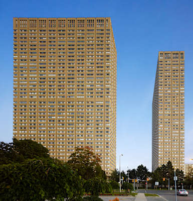 Exterior of Leaside Towers
