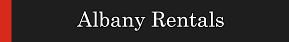 The image features the text "Albany Rentals" prominently displayed.