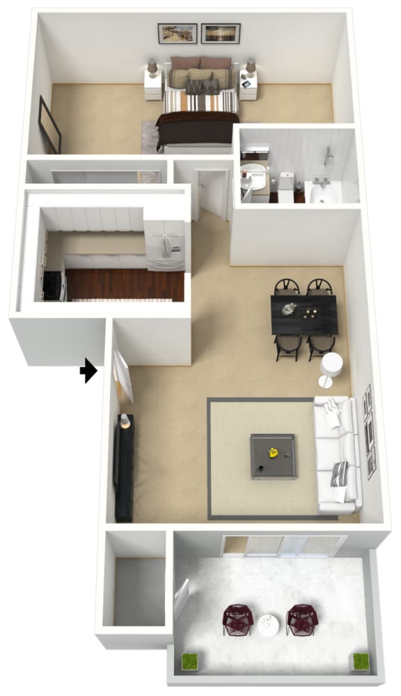 1, 2 & 3 Bedroom Floor Plans Bridges at 9 Mile Station Apartments