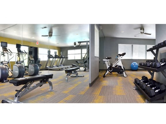 Fitness Center at Chimney Top Apartments in Antioch