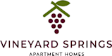 A logo for Vineyard Springs Apartment Homes.