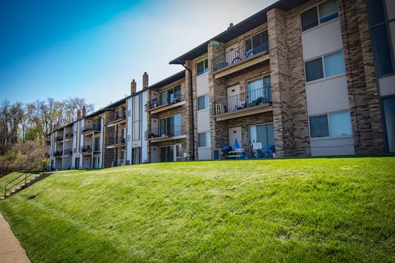 Crane Village Apartments Landscaped Exterior