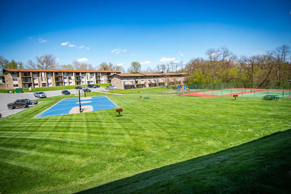 Crane Village Apartments Courtyard