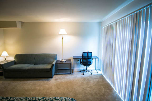 Crane Village Apartments Efficiency Living Area 01