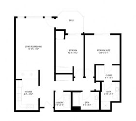 The Stream Floorplan Waterstone Apartments in Minnetonka, MN E The Stream