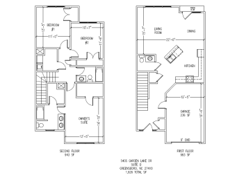 Floor Plan  Townhouse D