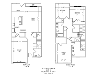 Floor Plan  Townhouse C