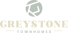 the logo for greysolon town homes is shown on a green background
