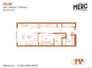 The Merc Apartments Collins Floor Plan