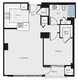 1 bed apartments in arlington va