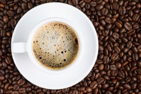 Coffee and Coffee Beans at Boulders at Lookout Mountain Apartment Homes, Arizona, 85022