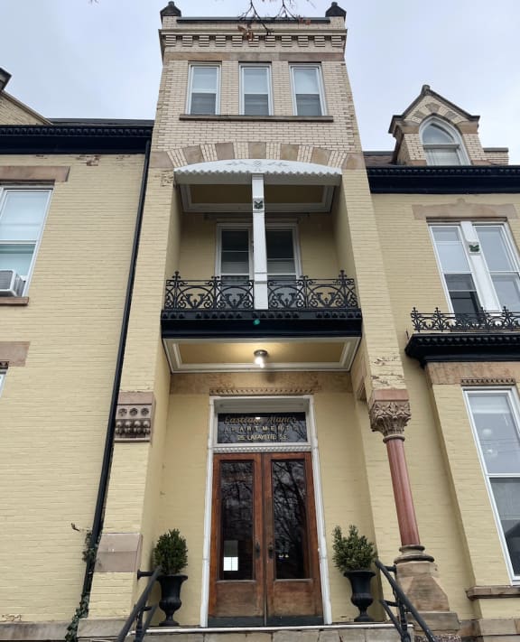 a view of the front of the house from the street