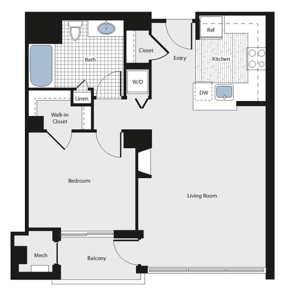 luxury one bedroom apartments for rent in arlington va