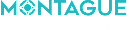 Montague at Park Circle logo with blue and green colors.