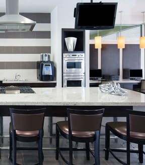 Demonstration Kitchen at The Grand at Upper Kirby | Apartments in Houston, TX