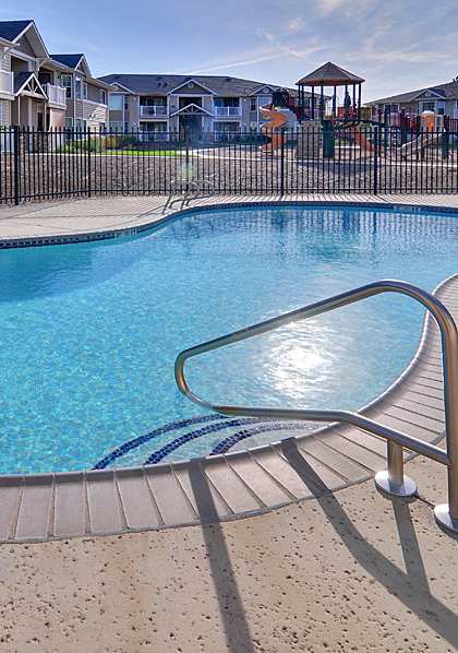 take a dip in our resort style pool