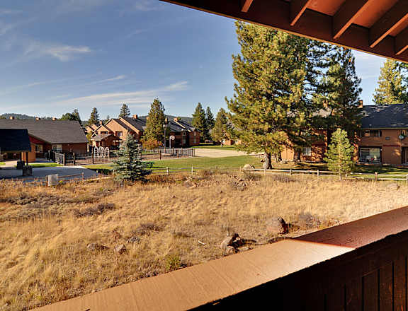 a view of the subdivision from the deck of a home