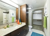 Thumbnail 8 of 18 - Pressler A3 Model - Bathroom with Linen and Walk-in Closet