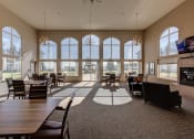 Thumbnail 7 of 29 - Huge Social Room with Fireplace and Full Kitchen at VINTAGE AT RICHLAND Apartments, Richland , WA 99352