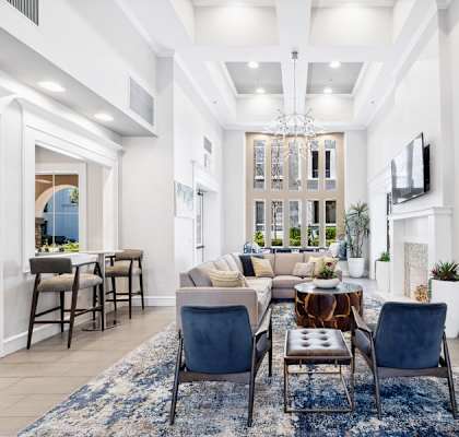 Lounge at Victoria Arbors Apartment Homes