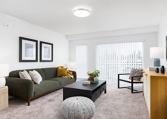 Living Room at QUINN BY VINTAGE, Shoreline, WA