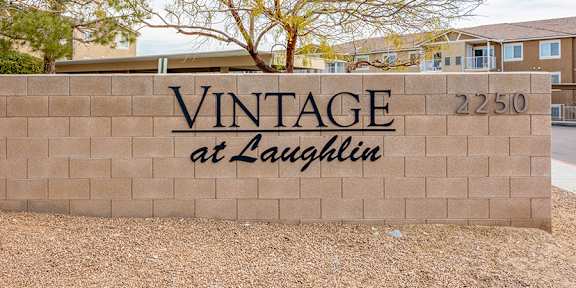 Property Sign at VINTAGE AT LAUGHLIN, Nevada, 89029