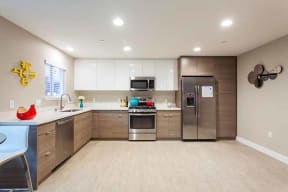 Apartments in Campbell CA-Parc at Pruneyard Spacious Kitchen with Matching Appliances and Plenty of Cabinet Space