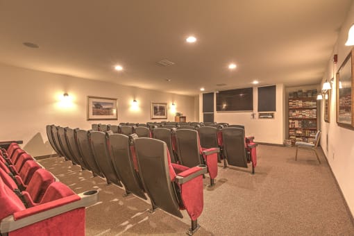 Movie Room Sequim Washington 98382 Apts For rent l Vintage at Sequim Senior Apartments 