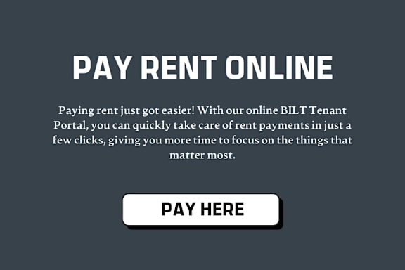 A webpage advertisement for an online rental payment system.