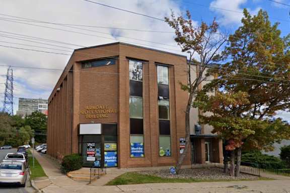 Armadale Professional Building with a sign that says Space Lease.